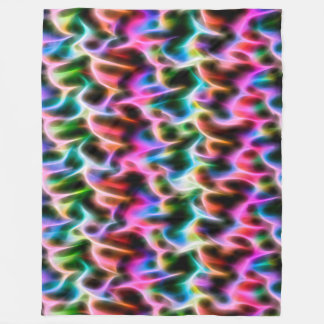 Couverture Polaire Fleurs dans coussin abstrait couleur pastel