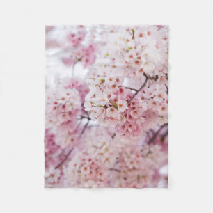 Couverture Polaire Fleurs de cerisiers