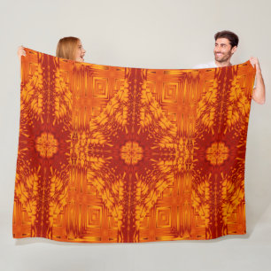 Couverture Polaire Fleurs de feu de Bohême 139