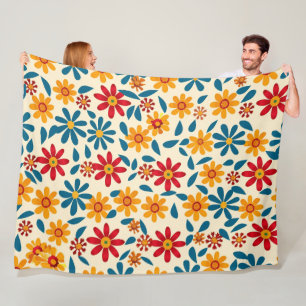Couverture Polaire Fleurs de Joy 60x80 Blanket polaire