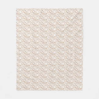 Couverture Polaire Fleurs de marguerite beige esthétique florale Dits