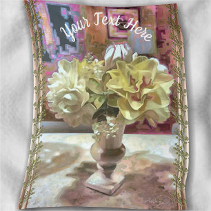 Couverture Polaire Fleurs de premier ressort PCM1