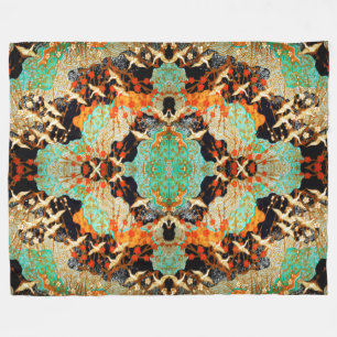 Couverture Polaire FLEURS DE PRINTEMPS DES CRANES DE VOL Floral japon