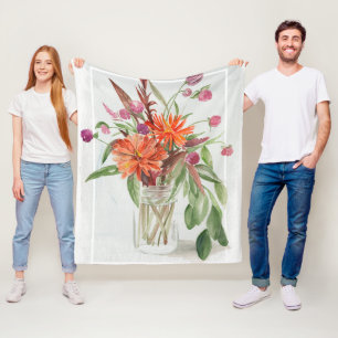 Couverture Polaire Fleurs sauvages d'été