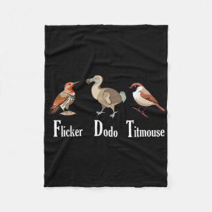 Couverture Polaire Flickr Dodo Titmouse Funny