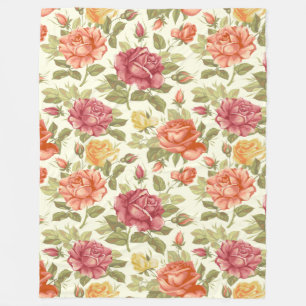 Couverture Polaire Floral
