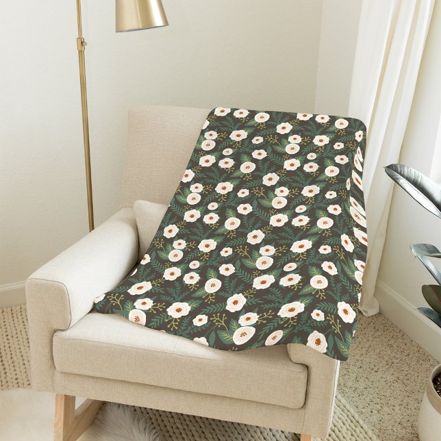 Couverture Polaire Floral de Magnolia (Créateur téléchargé)