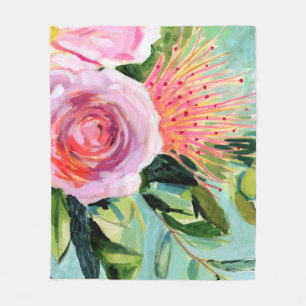 Couverture Polaire Floral I