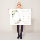 Flore de printemps géométrique Blanche de jalon de