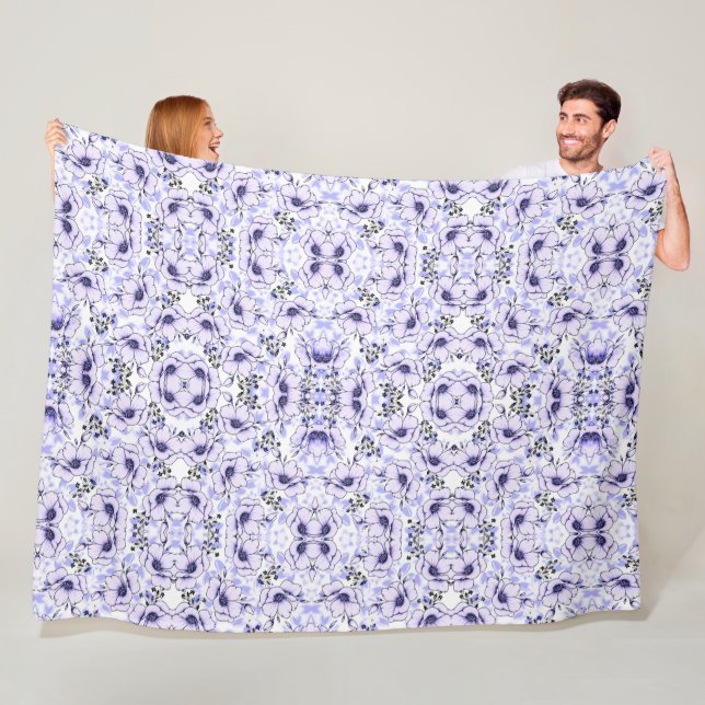 Couverture Polaire Flores Flutuantes (En situation)