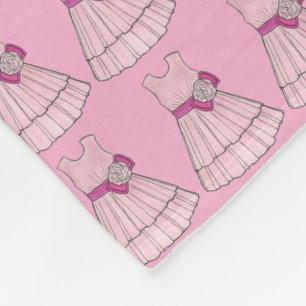 Couverture Polaire Flower Girl Cadeau Pageant nuptiale Rosée Robe de