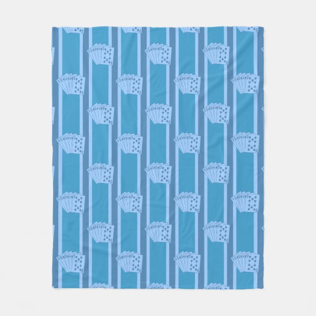 Couverture Polaire Flush Royal (Devant)