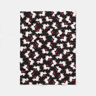 Couverture Polaire Folie de lama