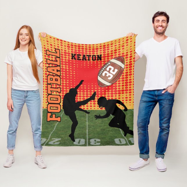 Couverture Polaire Football américain - Sport Game (En situation)