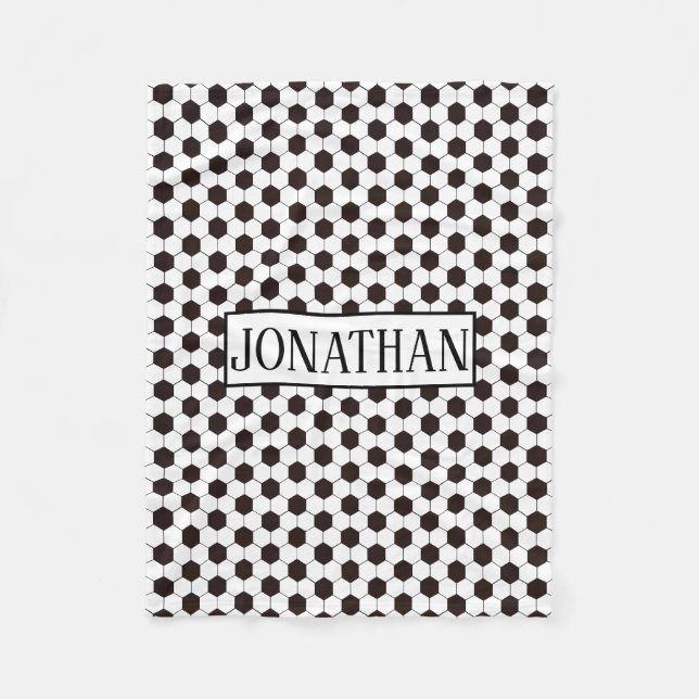 Couverture Polaire Football Enfants Football motif Football  (Devant)