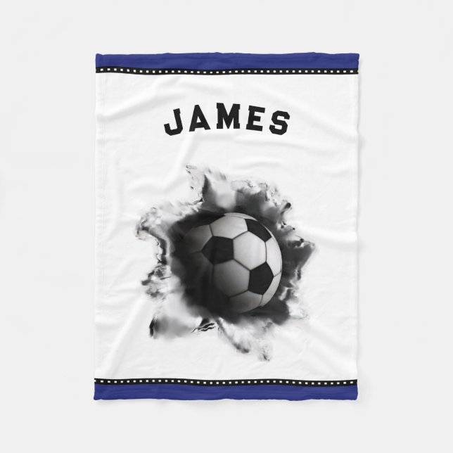 Couverture Polaire Football personnalisé (Devant)