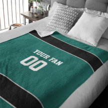 Football Vert, Noir & Blanc Personnalisé