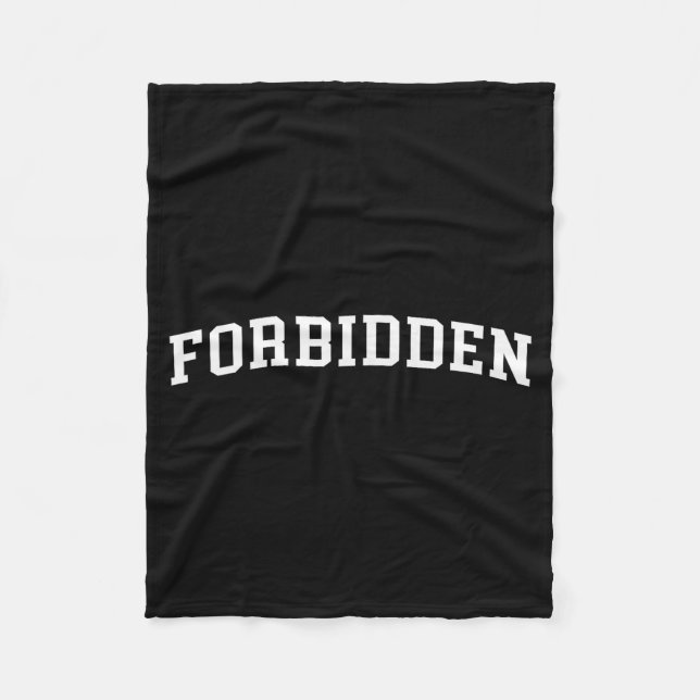 Couverture Polaire Forbidden  (Devant)