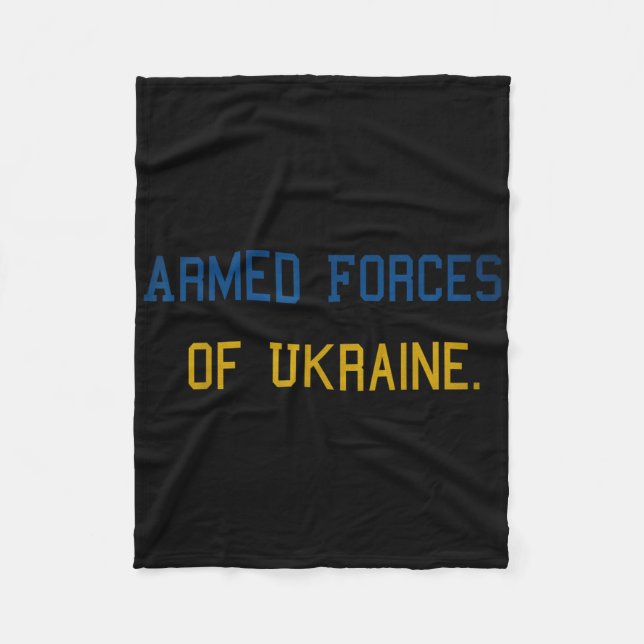 Couverture Polaire Forces Armées D'Ukraine. (Devant)