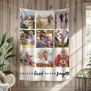 Couverture Polaire Forever Loved Jamais oublié 9 Mémorial photo