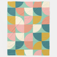 Formes géométriques colorées mignonnes Motif en Tu