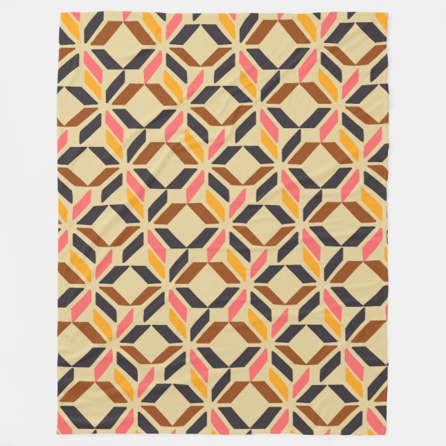 Couverture Polaire Formes géométriques moyennes du milieu du siècle é (Devant)