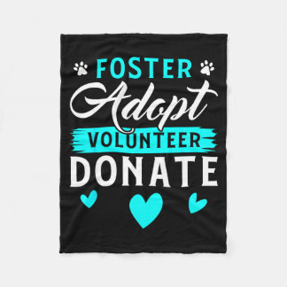 Couverture Polaire Foster Adopt Volunteer Donate Funny Animal Rescue