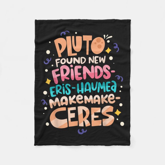 Couverture Polaire Found New Friends Funny Science Quotes Planets  (Devant)