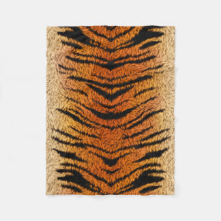 Couverture Polaire Fourrure d'animal de tigre de Bengale