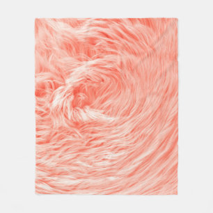 Couverture Polaire Fourrure de farine de corail : Tendance 2019.