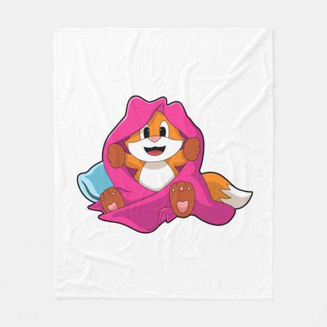 Couverture Polaire Fox with Pillow and Blanket (Devant)