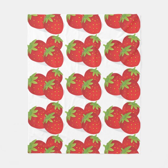 Couverture Polaire fraise (Devant)