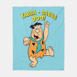 Couverture Polaire Fred Flintstone Yabba-Dabba Doo !