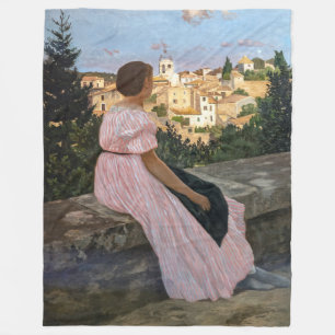 Couverture Polaire Frederic Bazille - La robe rose