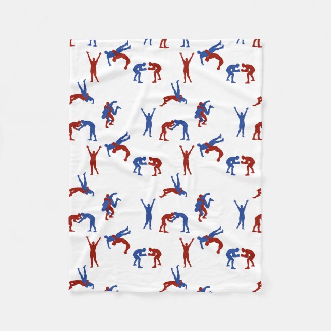 Couverture Polaire Freestyle Greco Motif de lutte romaine (Devant)