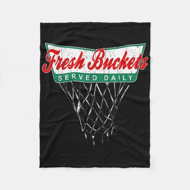 Couverture Polaire Fresh Buckets Ll Sketll Player Served Daily 1  (Devant)
