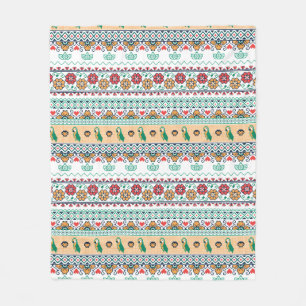 Couverture Polaire Frida Kahlo   Patrón de Colores