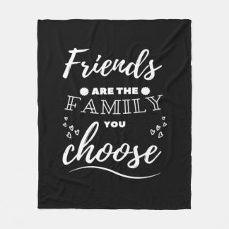 Couverture Polaire Friends are the Family you choose Classic