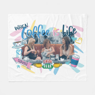 Couverture Polaire FRIENDS™   Quand le café c'est la vie