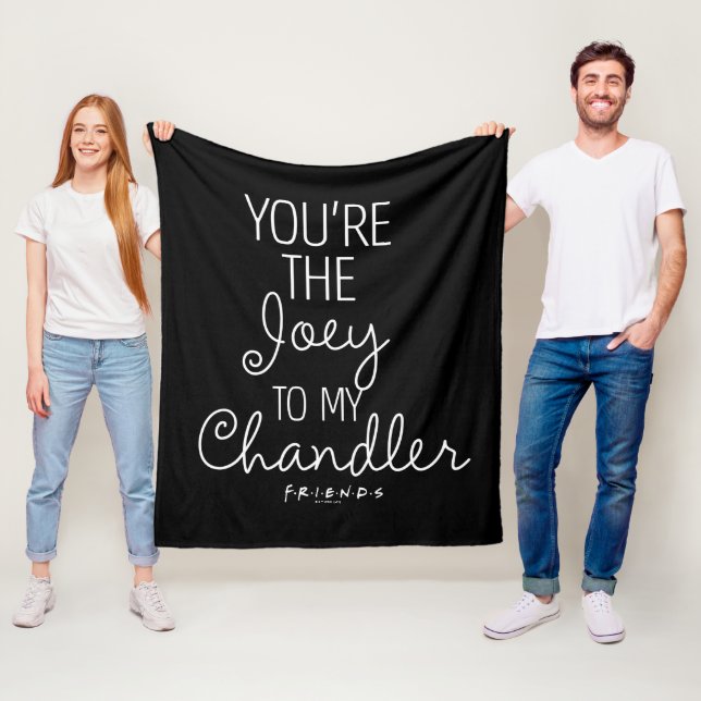 Couverture Polaire FRIENDS™ | Vous êtes la Joey à mon Chandler (En situation)