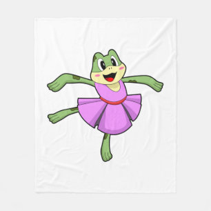Couverture Polaire Frog Ballet Dance