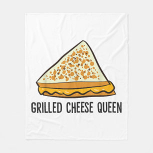 Couverture Polaire Fromage Grillé Queen Funny Fromage Grillé