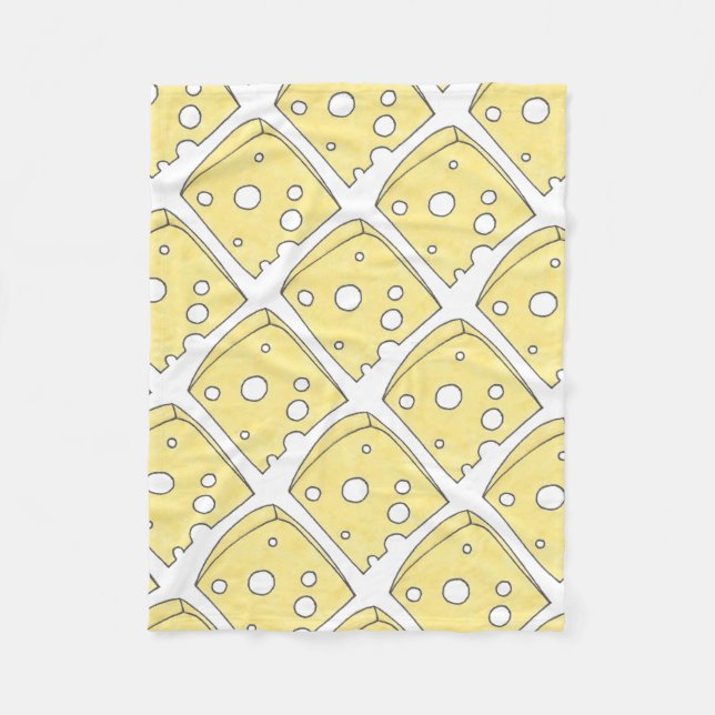 Couverture Polaire Fromage suisse jaune Presse le papier (Devant)