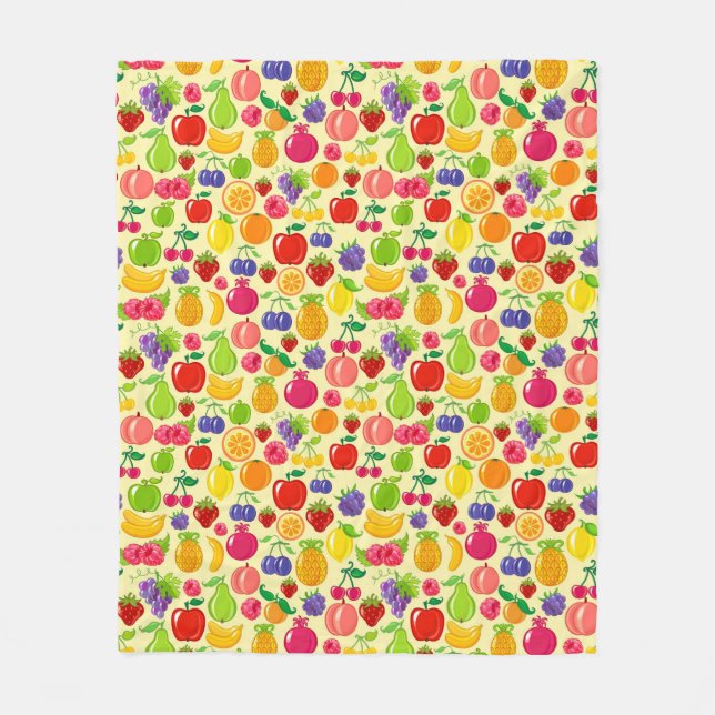 Couverture Polaire Fruit (Devant)