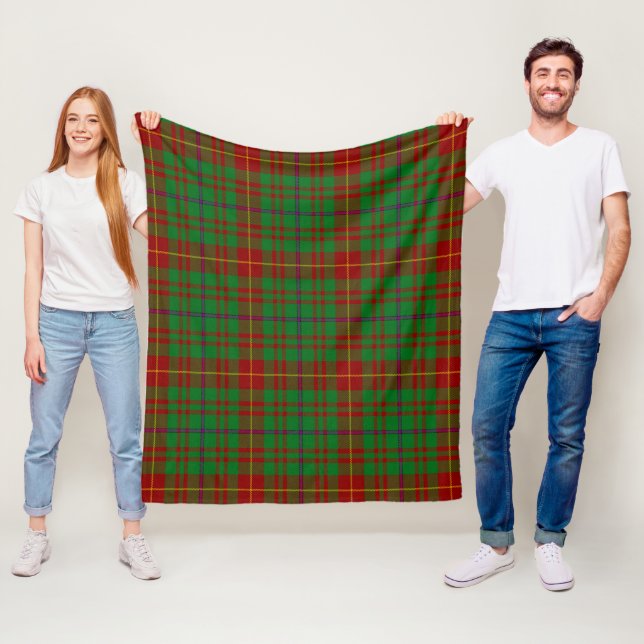 Couverture Polaire Fulton Plaid (En situation)