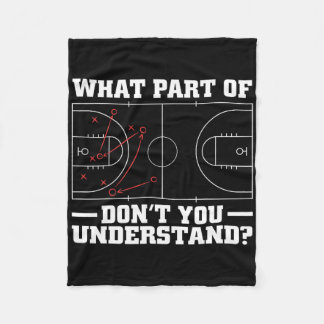 Couverture Polaire Fun Bysketbyll Coach Pour Hommes Femmes Diagramme 
