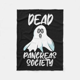Couverture Polaire Fun Dead Pancreas Society T1d T2d Design