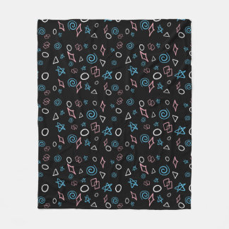 Couverture Polaire Fun motif répétitif dans les couleurs du drapeau t