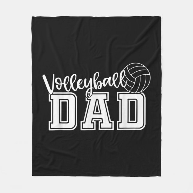 Couverture Polaire Fun Volleyball Dad Volleyball Father Player Lover  (Devant)