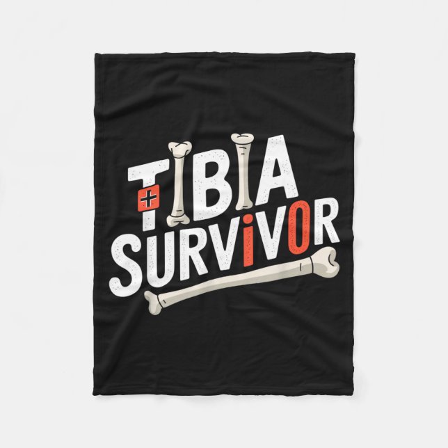 Couverture Polaire Funny Anatomy Going Tibia Okay Broken Leg Gift For (Devant)